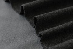 ткань кашемировая ткань серого цвета с мембраной мембрана кашемир однотонная серая Италия