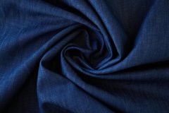 ткань джинсовая ткань синяя джинсовая ткань хлопок однотонная синяя Япония