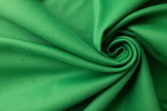ткань пальтовая шерсть с кашемиром травяного цвета Италия