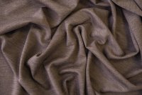 ткань двухсторонний трикотаж коричнево-серый меланж