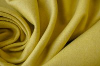 ткань двухслойный двухсторонний кашемир с шерстью песочного и желтого цвета