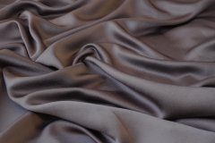 ткань атласное кади туапового цвета кади вискоза однотонная коричневая Италия