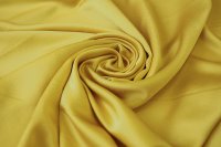 ткань атласное кади желтого цвета