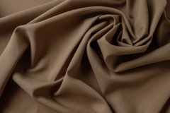 ткань костюмная шерсть цвета кэмэл костюмно-плательная шерсть однотонная бежевая Италия