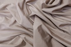 ткань шелк с жатым эффектом цвета увядшей розы костюмно-плательная шелк однотонная бежевая Италия