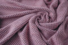 ткань шерстяное букле розовое пальтовые шерсть однотонная розовая Италия