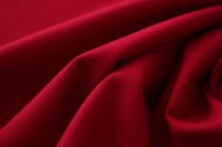 ткань двухслойная атласная шерсть Армани темно-красного цвета