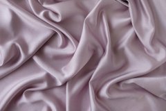 ткань кади из вискозы холодного розового цвета Италия