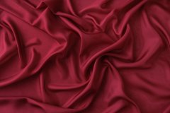 ткань шелковый подклад винного цвета подклад шелк однотонная красная Италия