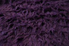 ткань беби альпака с шерстью и полиэстером чернильного цвета  пальтовые альпака однотонная фиолетовая Италия