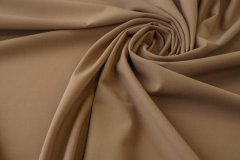 ткань костюмная шерсть темно-бежевого холодного оттенка костюмно-плательная шерсть   бежевая Италия