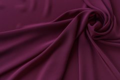 ткань бордовый крепдешин с эластаном крепдешин шелк однотонная бордовая Италия