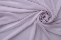 ткань креп-шифон с эластаном сиренево-розовый Италия