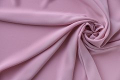 ткань шелковый крепдешин с эластаном пыльно-розовый  крепдешин шелк однотонная розовая Италия