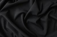 ткань вискоза для шитья черного цвета (кади)