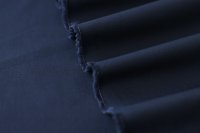 ткань хлопковый поплин темно-синего почти черного цвета