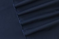 ткань хлопковый поплин темно-синего почти черного цвета