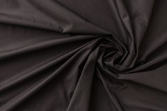 ткань поплин темно-коричневый  костюмно-плательная хлопок однотонная голубая Италия