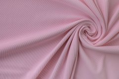 ткань розовый трикотаж (лапша) трикотаж хлопок однотонная розовая Италия