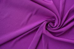 ткань трикотаж ярко-фиолетовый (лапша) трикотаж хлопок в полоску фиолетовая Италия
