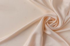 ткань подклад из вискозы молочного цвета Италия
