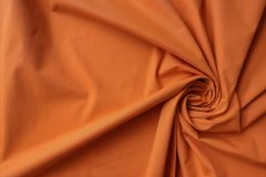 ткань хлопок апельсиновый с эластаном костюмно-плательная хлопок однотонная оранжевая Италия