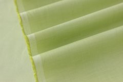 ткань хлопок светло-салатового цвета костюмно-плательная хлопок однотонная зеленая Италия
