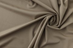 ткань костюмная шерсть кофейного цвета костюмно-плательная шерсть однотонная бежевая Италия