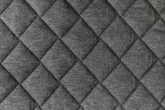 ткань стеганая ткань средне-серого цвета из кашемира  стеганая ткань кашемир однотонная серая Италия