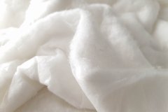 ткань утеплитель из кашемира Утеплитель (шерстипон,  синтепон и пр) кашемир однотонная белая Италия