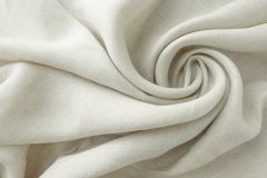ткань лен выбеленно-серый в елочку костюмно-плательная лен однотонная серая Италия