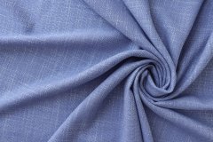 ткань голубая шерсть с лавандовым подтоном костюмно-плательная шерсть однотонная голубая Италия