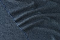ткань костюмная шерсть с кашемиром голубой меланж