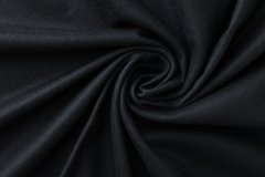 ткань черный костюмно-плательный кашемир костюмно-плательная кашемир однотонная черная Италия