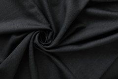 ткань костюмно-плательная шерсть черно-серый меланж Италия