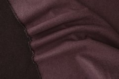 ткань пальтовая двухслойная двусторонняя шерсть с кашемиром в бордовых тонах Италия