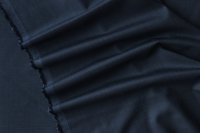 ткань костюмно-плательная шерсть синего цвета