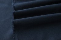 ткань костюмная шерсть темно-синего цвета