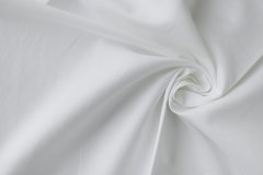 ткань костюмный хлопок белого цвета Италия