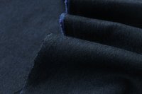 ткань двусторонняя двухслойная темно-синяя шерсть