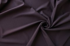 ткань шерсть с оттенком баклажан костюмно-плательная шерсть однотонная коричневая Италия