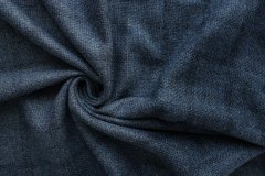 ткань твид черно-синего цвета Италия