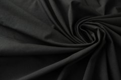 ткань черный хлопковый трикотаж Италия