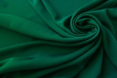 ткань крепдешин травянисто-зеленый Италия
