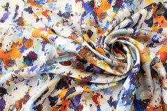 ткань ткань атлас разноцветный Италия