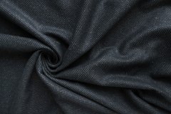 ткань черно-серый кашемир с диагональными полосками Италия