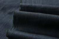 ткань шерсть темно-синего цвета под джинсу