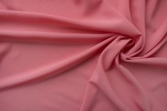 ткань шифон розовый Италия