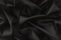 ткань черная шерсть с шелком и эластаном