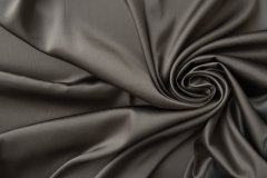 ткань шелковый серый атлас Италия